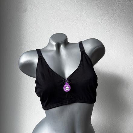 Bavlnená poprsenka nevystužená bez kostíc 6467, 100d