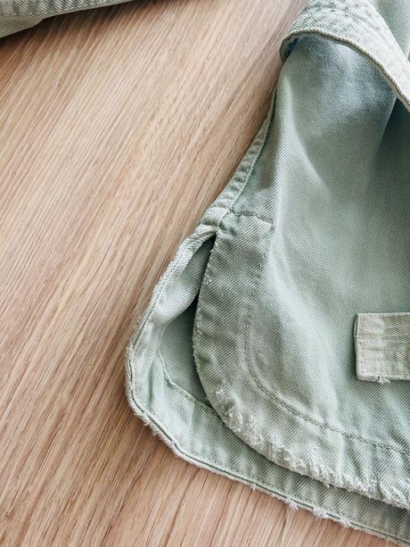 Perfektná mentolová džínsová bunda značky zara, zara,xs