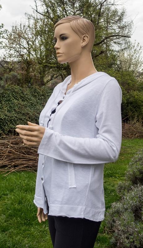 Bavlnený kardigán s kapucňou, 40