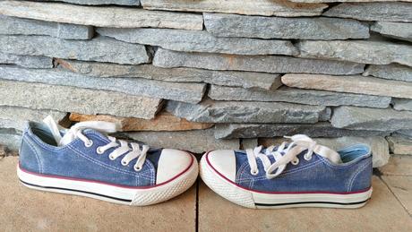 Dievčenské šnurovacie plátenné tenisky, veľ.32, 32