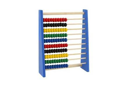 Farebné drevené počítadlo, 