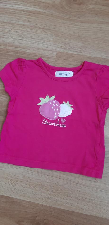 Tričko 6-12 m., early days,74