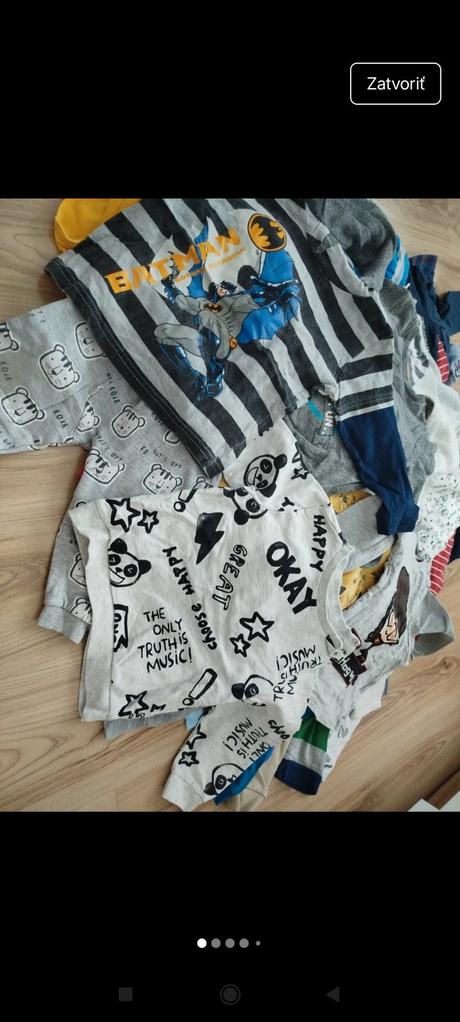 Vrece oblečenia, 68–80