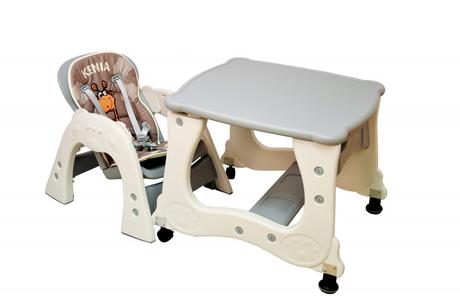 Jedálenská stolička kenia - siva,