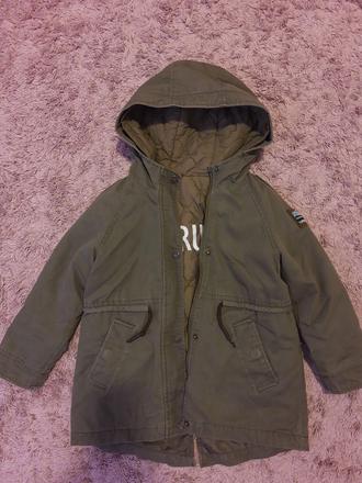 Dievčenská parka dva v jednom, zara,116