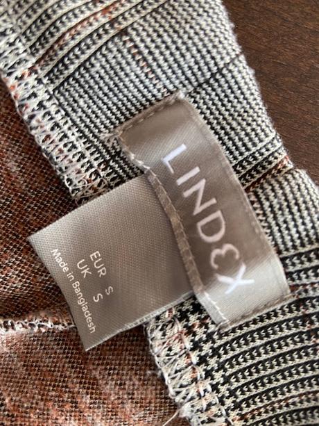 Kárované nohavice, lindex,s