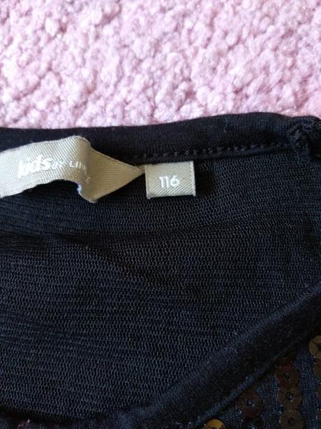 Tričko s flitrami, lindex,116