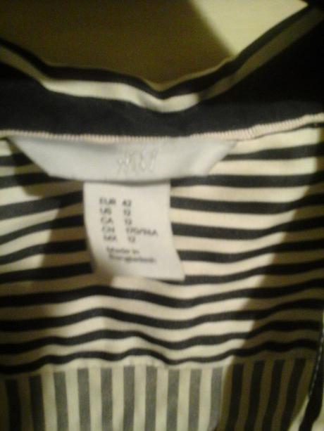 Kosela pruzkovana, h&m,xl