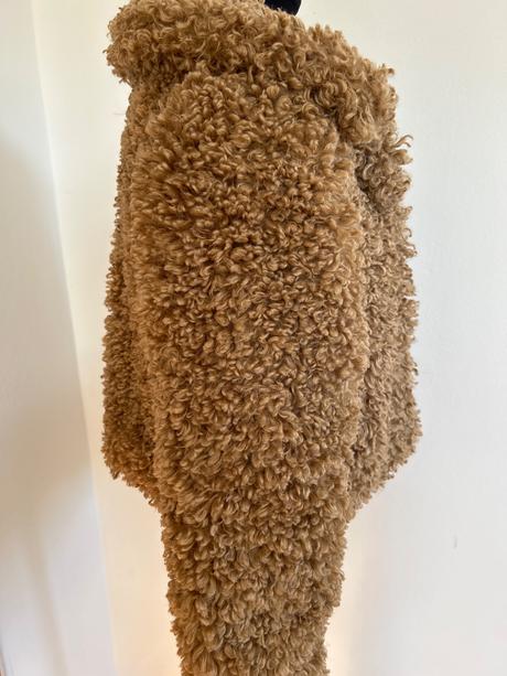 Kabátik huňatý boohoo crop, 36