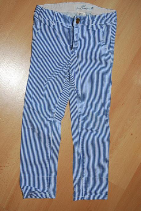 Pásikavé nohavice, h&m,104