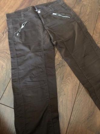 Hnedé nohavice na turistiku, m