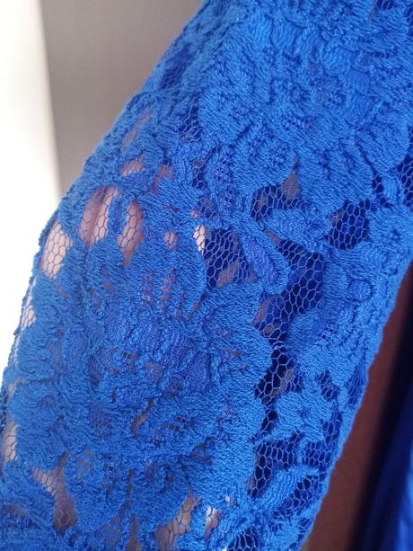 Dámske spoločenské šaty - kráľovská modrá, 40