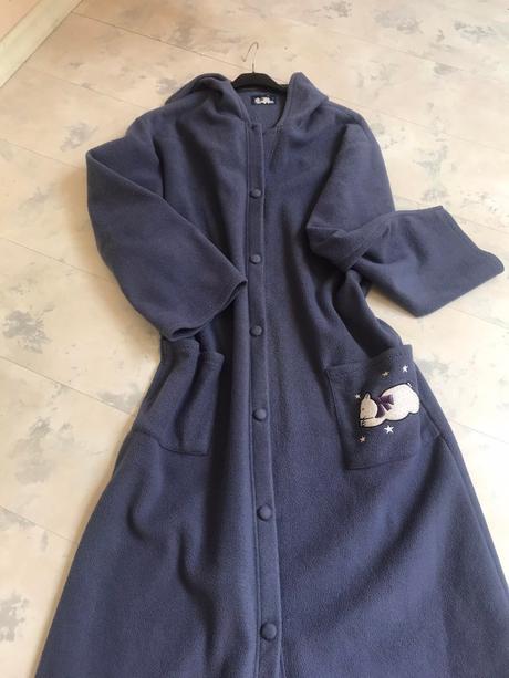 Maxi teplý flisový župan l/xl, xl