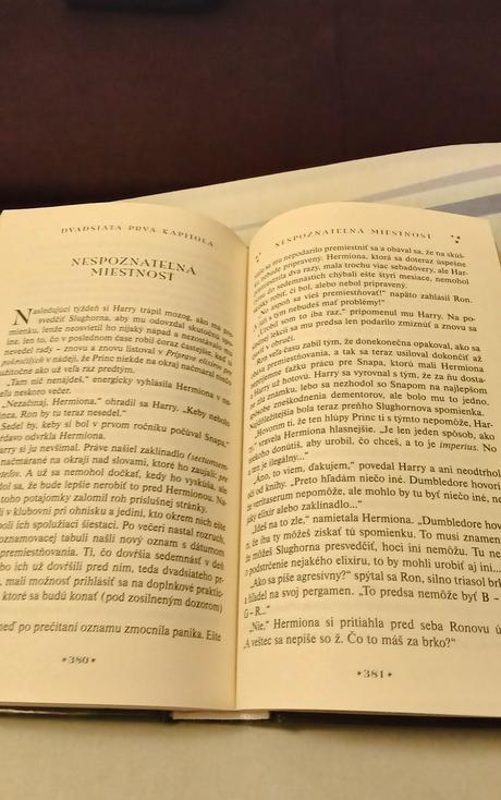 Kniha harry potter a polovičný princ, 