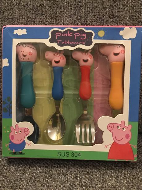 Nový príbor peppa pig nepoužitý, 