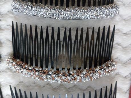 Hrebienky do vlasov ozdobné hrebene, 