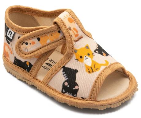 Rak inovatívne papučky mačky - skladom, rak,20 - 32