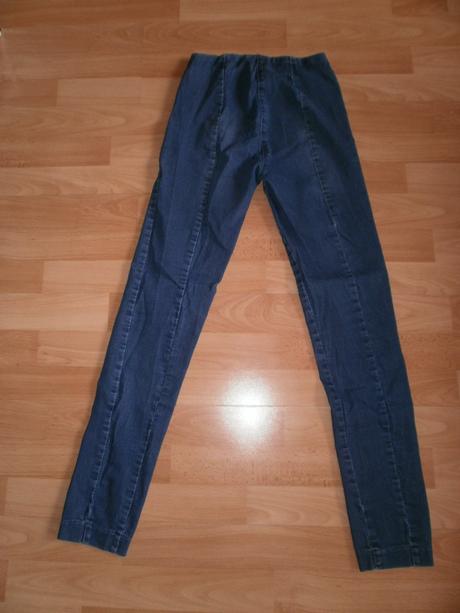Džegínsy v super stave 34/xs, h&m,34