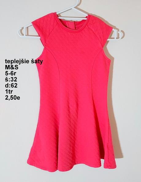 Hrubšie šaty, marks & spencer,116