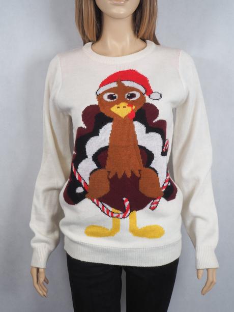 Kvalitný čierny vianočný pulover 9th avenue, 38