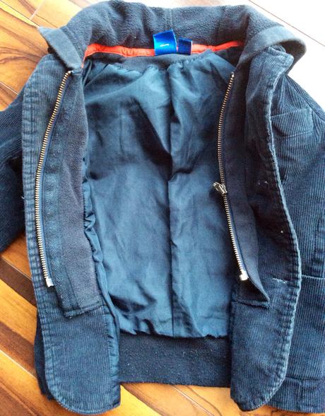 Športové sako s kapucňou 4 r, original marines,104