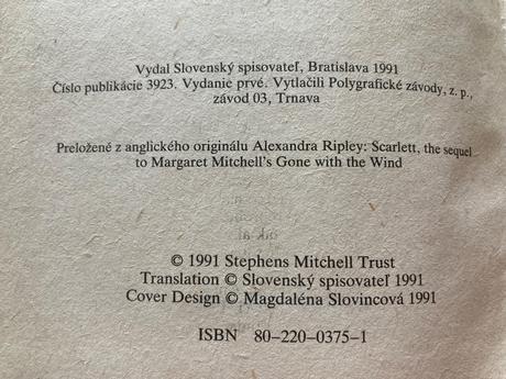 Scarlett - ripleyová alexandra (1991),