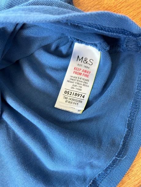 Chlapčenské oblecenie, 104–116