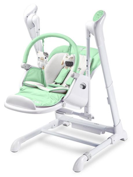 Detská jedálenská stolička 2v1 mint,