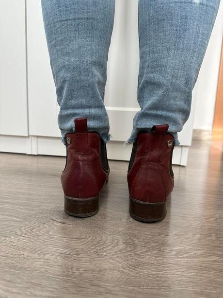 Kotnikove kožené čižmy, lasocki,36