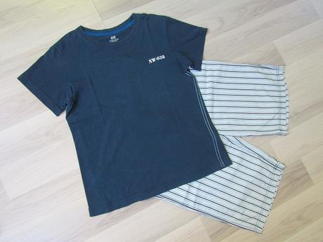Šortkové pyžamo č.146/152, h&m,146
