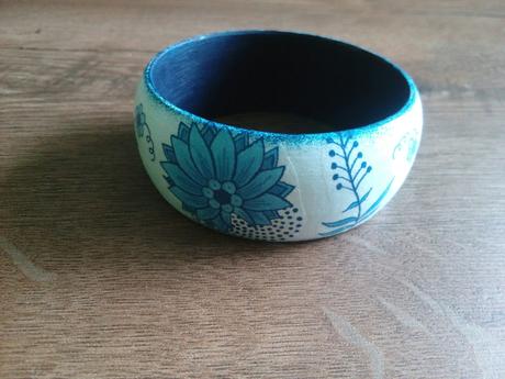 Modrý folk náramok 2,