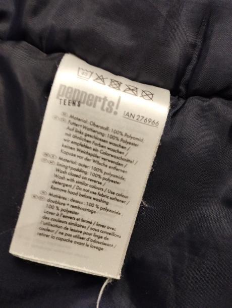 Predĺžená bunda v super stave, pepperts,164