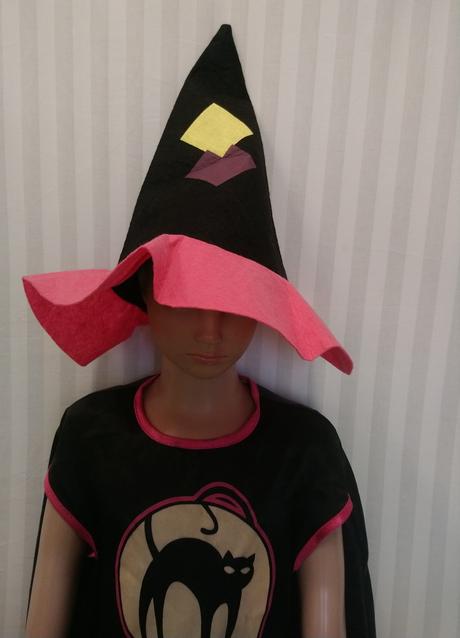 2dielny kostým čarodejnica s klobúkom bruja, 80-92, 