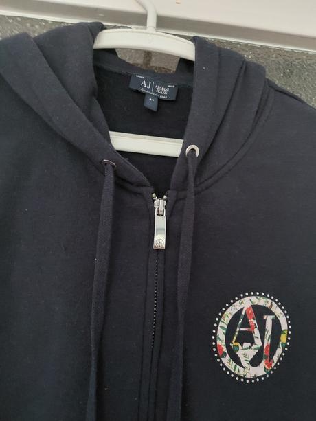 Mikina s kamienkami zn. armani jeans vel. l, armani,l
