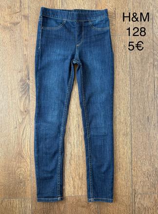 Riflové legíny h&m 128, h&m,128