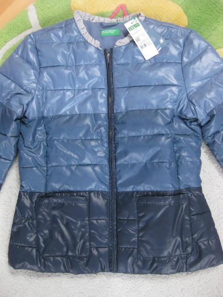 Nová bunda benetton 2xl, benetton,152 / 158