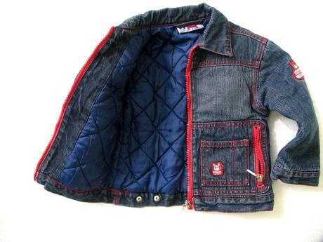 Zateplená rifľová bundička 98, 98