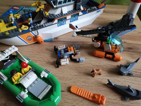 Lego city 60014 pobrežná hliadka + lego 60011, 
