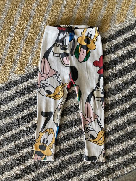 Rebrované legínky disney 98/104, disney,98