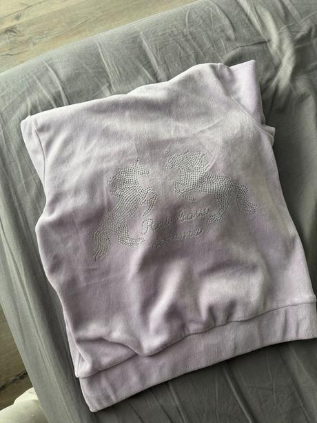 Velúrova mikinka s trblietavym konikom, lindex,110