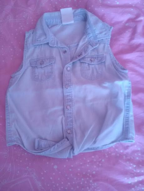 Riflová košeľa, h&m,104