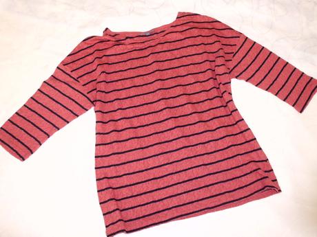 Pásik tričko staroružové m-l, street one,l