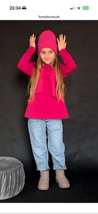 Funny bunny 7/8 pískajúca tunika, funny bunny,140