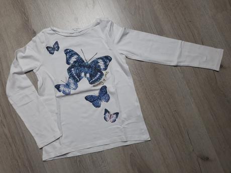 Dievčenské tričko m, h&m,134