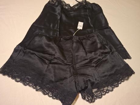 Hodvábny top a šortky, intimissimi,l