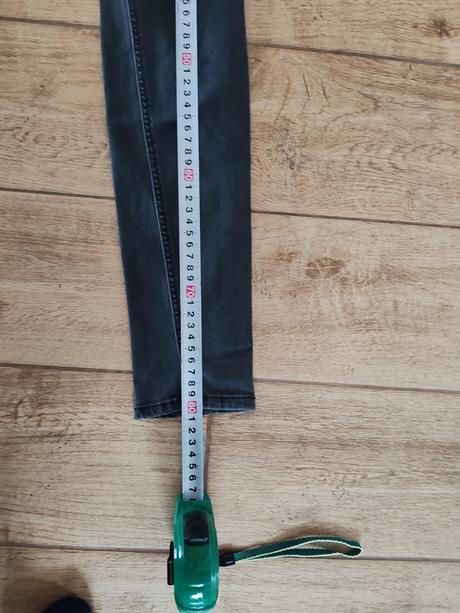 Riflové džegíny, h&m,140