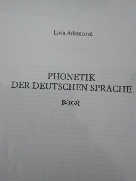 Phonetik der deutschen sprache, 
