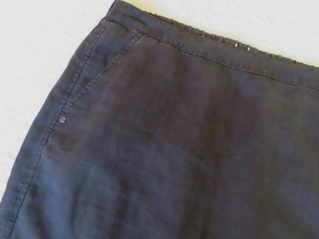 Ľanová sukňa sandwich, veľ. l, l