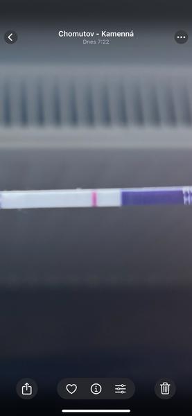 Vidíte výsledky na teste po embryotransfere?