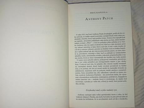 Fitzgerald - krásni a prekliati, 